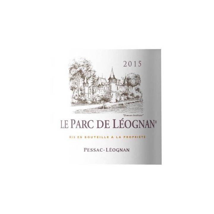 Le Parc de Léognan 2015 Pessac-Léognan - Vin rouge de Bordeaux