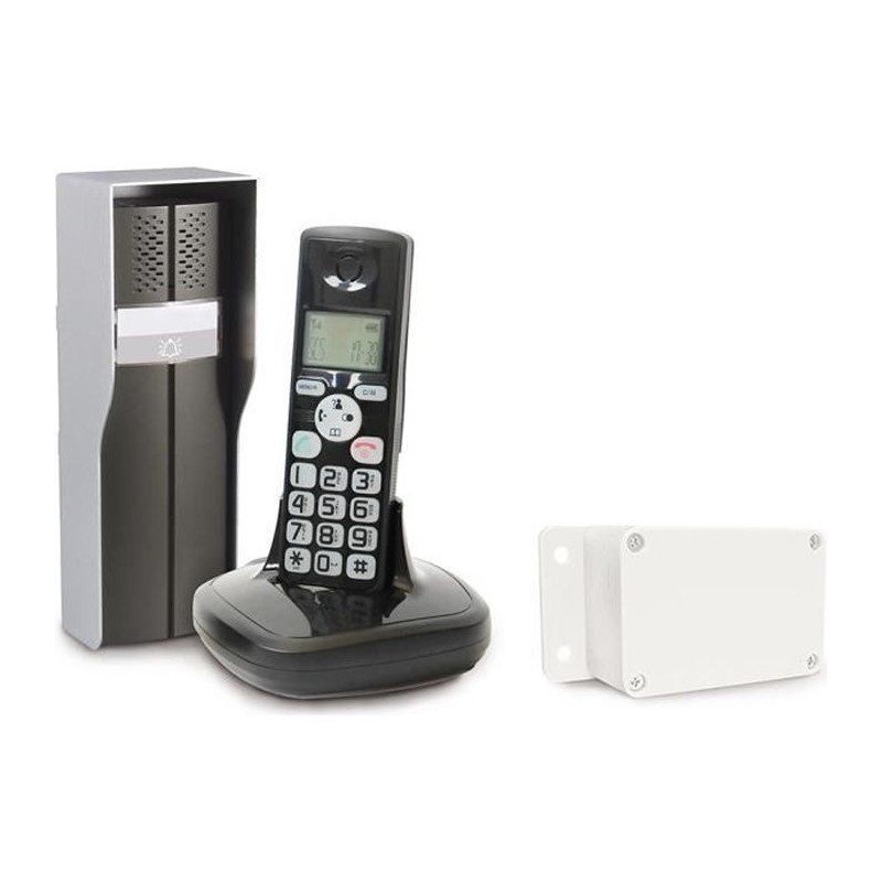 SCS SENTINEL Interphone audio DuoPhone 150 sans fil avec écran LCD DECT