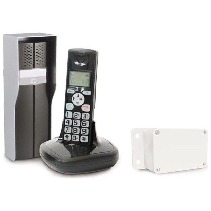 SCS SENTINEL Interphone audio DuoPhone 150 sans fil avec écran LCD DE
