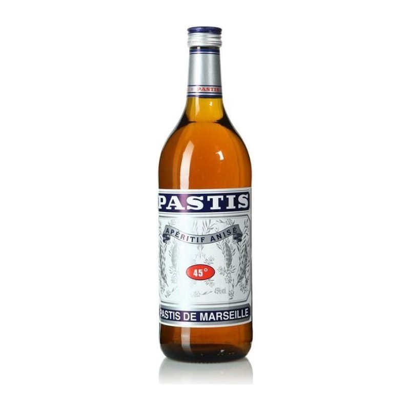 Pastis - Apéritif anisé - 45.0% Vol. - 100 cl