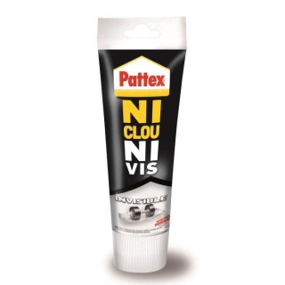 Colle Ni clou ni vis chrono invisible Pattex - Tube 200g