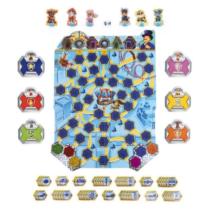 PAT PATROUILLE LE FILM - JEU DE PLATEAU La Pat' Patrouille - 6062264 -