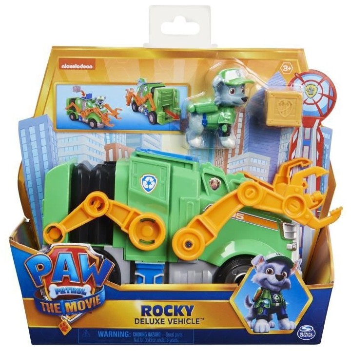 PAT PATROUILLE LE FILM - VÉHICULE + FIGURINE ROCKY - 6061909 - Véhic