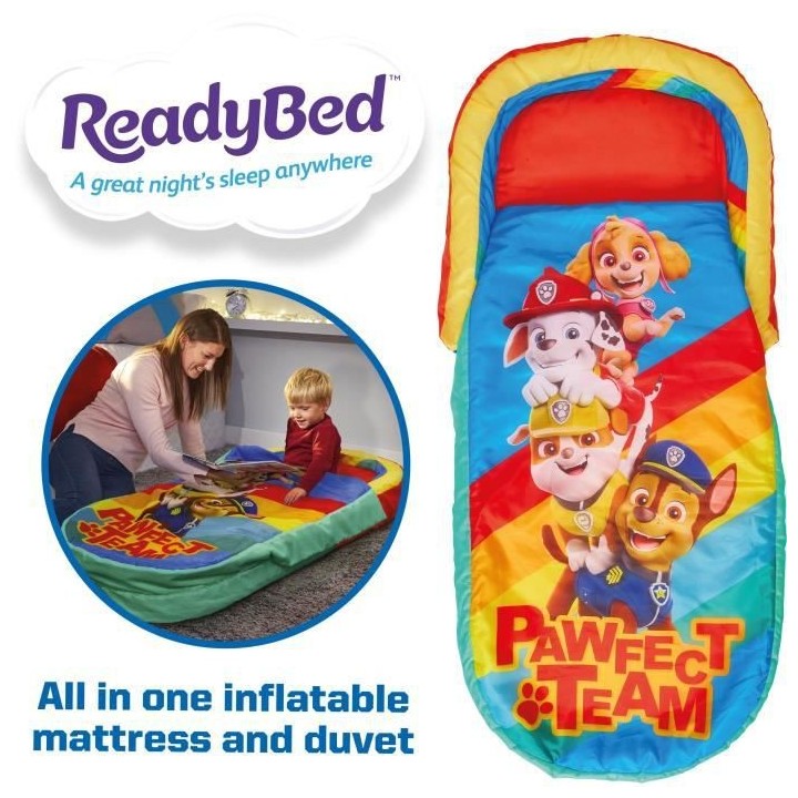 LA PAT PATROUILLE Mon tout premier ReadyBed - Lit gonflable pour enfan