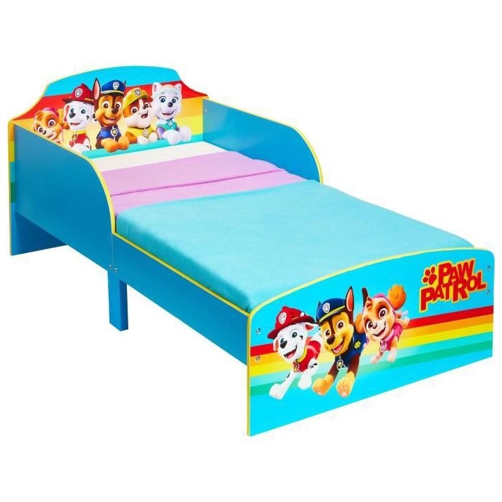 LA PAT PATROUILLE Lit pour enfants avec espace de rangement sous le li