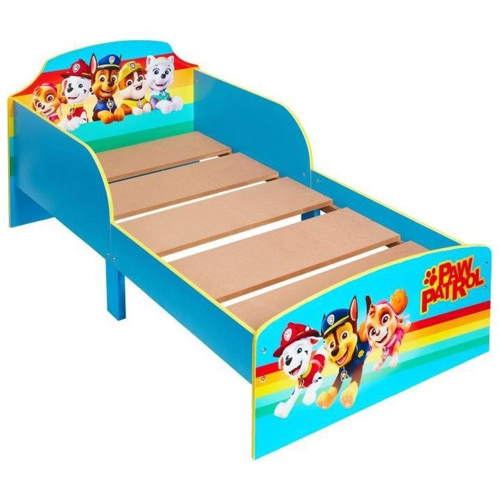 LA PAT PATROUILLE Lit pour enfants avec espace de rangement sous le li