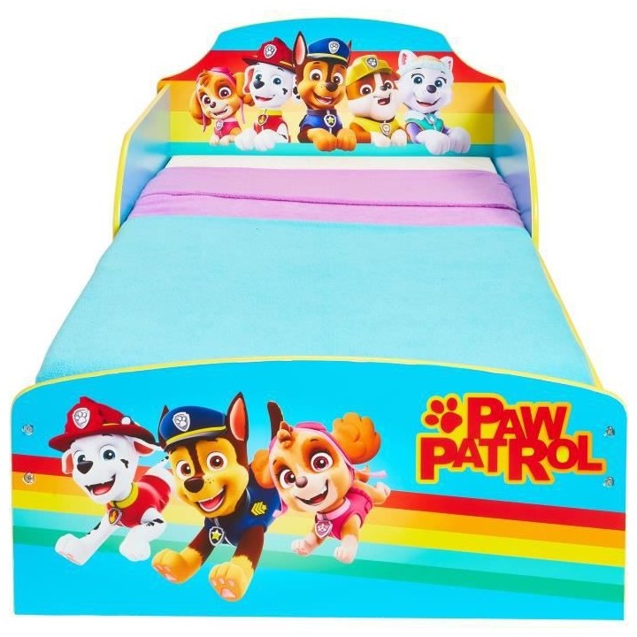 LA PAT PATROUILLE Lit pour enfants avec espace de rangement sous le li