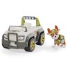 LA PAT' PATROUILLE - VEHICULE + FIGURINE TRACKER - 6061801 - Véhicule 15 cm Avec 1 Figurine a Collectionner Paw Patrol - Jouet