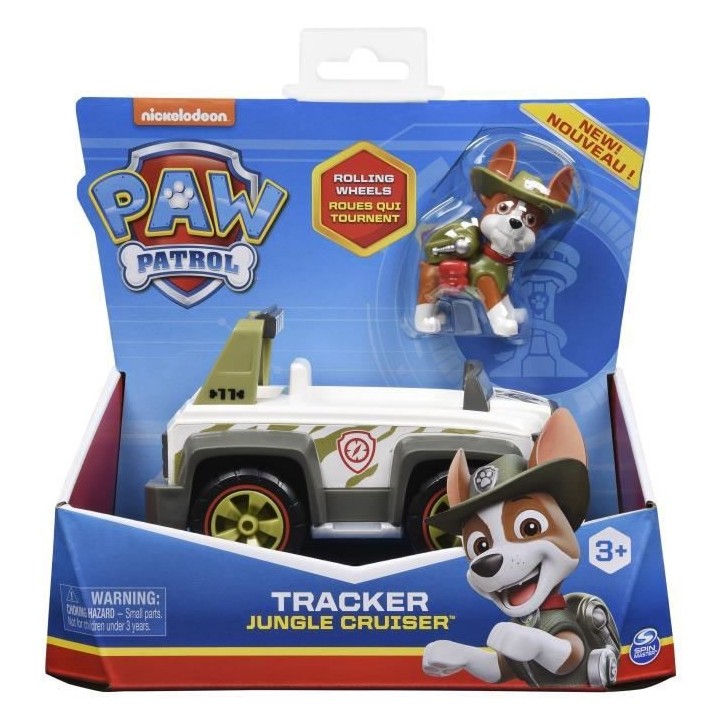 LA PAT' PATROUILLE - VEHICULE + FIGURINE TRACKER - 6061801 - Véhicule