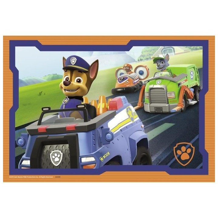 PAT' PATROUILLE Puzzles 2x12 pieces - La Pat'Patrouille en action - Ra