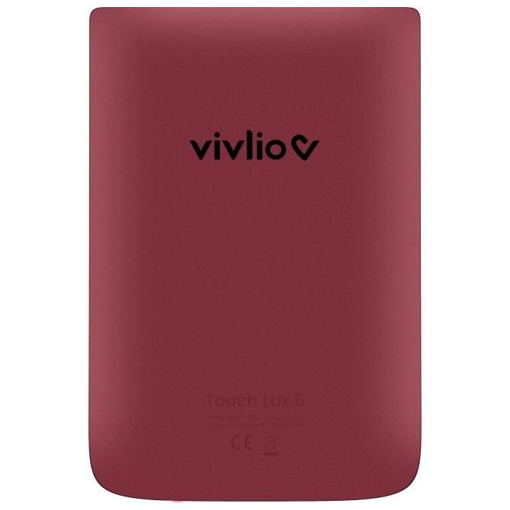 VIVLIO - Liseuse Numérique Touch Lux 5 - Rouge