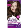 SCHWARZKOPF Perfect Mousse - Coloration Cheveux - Mousse permanente sans Ammoniaque - Châtain Chocolat 465 - Lot de 3