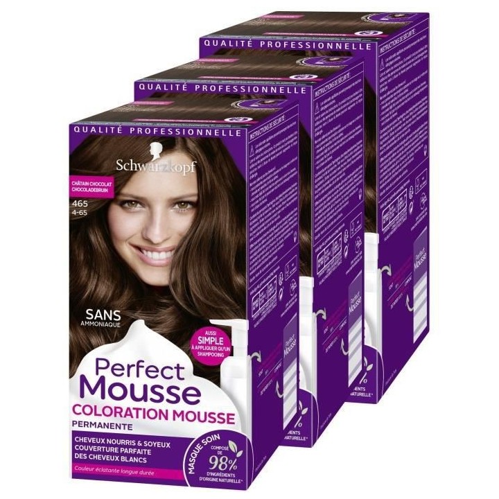 SCHWARZKOPF Perfect Mousse - Coloration Cheveux - Mousse permanente sa