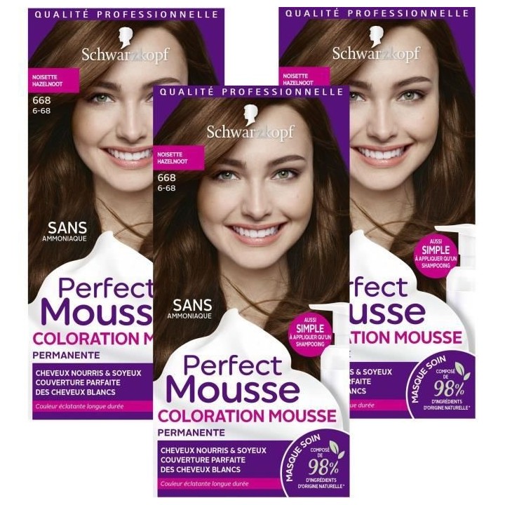 SCHWARZKOPF Perfect Mousse - Coloration Cheveux - Mousse permanente sa