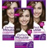 SCHWARZKOPF Perfect Mousse - Coloration Cheveux - Mousse permanente sans Ammoniaque - Noisette 668 - Lot de 3