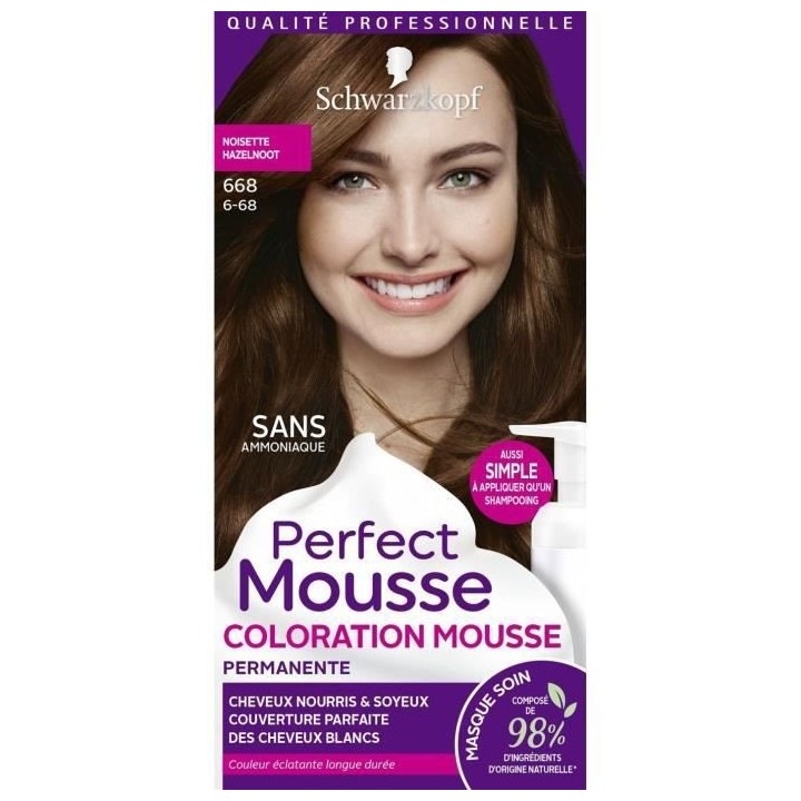 SCHWARZKOPF Perfect Mousse - Coloration Cheveux - Mousse permanente sa