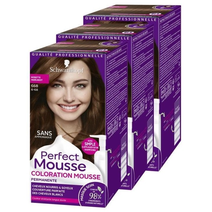 SCHWARZKOPF Perfect Mousse - Coloration Cheveux - Mousse permanente sa
