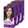 SCHWARZKOPF Perfect Mousse - Coloration Cheveux - Mousse permanente sans Ammoniaque - Noisette 668 - Lot de 3