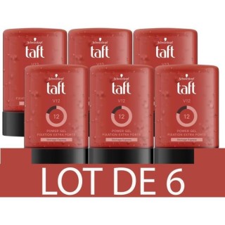SCHWARZKOPF Taft - Gel Cheveux - V12 Power Gel - Fixation forte - 300