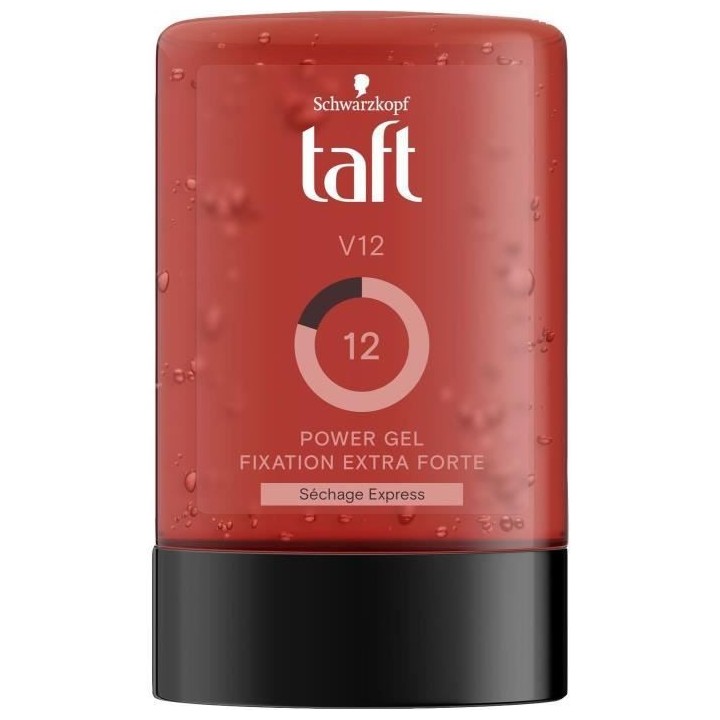 SCHWARZKOPF Taft - Gel Cheveux - V12 Power Gel - Fixation forte - 300
