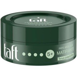 SCHWARZKOPF Taft - Pâte argileuse Cheveux matifiante - Fixation forte - 75 ml - Lot de 6