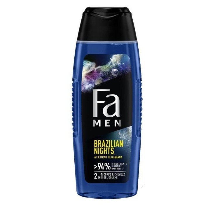 FA Men Gel douche Corps Homme - Brazilian Nights - Guarana - 250 ml -