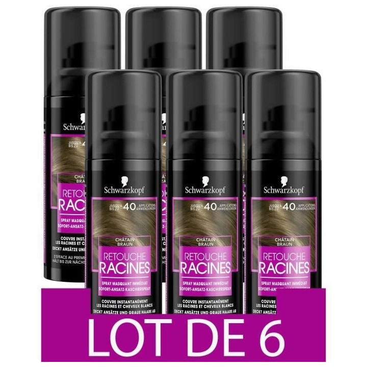 SCHWARZKOPF Retouche Racines Cheveux Blancs - Spray masquant Temporair