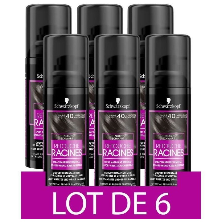 SCHWARZKOPF Retouche Racines Cheveux Blancs - Spray masquant Temporair