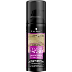 SCHWARZKOPF Retouche Racines Cheveux Blancs - Spray masquant Temporaire Racines Cheveux - Blond Foncé - Lot de 6