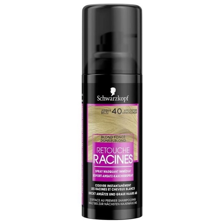 SCHWARZKOPF Retouche Racines Cheveux Blancs - Spray masquant Temporair