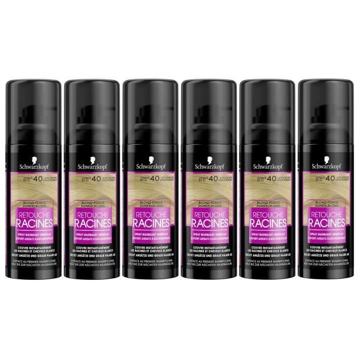 SCHWARZKOPF Retouche Racines Cheveux Blancs - Spray masquant Temporair