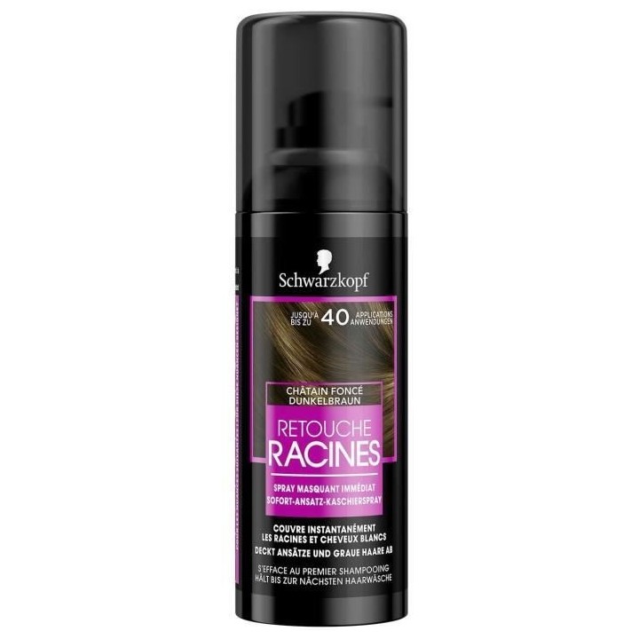 SCHWARZKOPF Retouche Racines Cheveux Blancs - Spray masquant Temporair