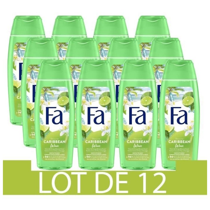 FA Gel douche Corps Frais et Tonifiant - Island Vibes - Caribbean Wave