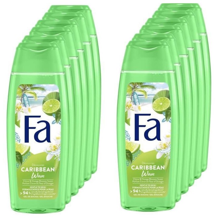 FA Gel douche Corps Frais et Tonifiant - Island Vibes - Caribbean Wave