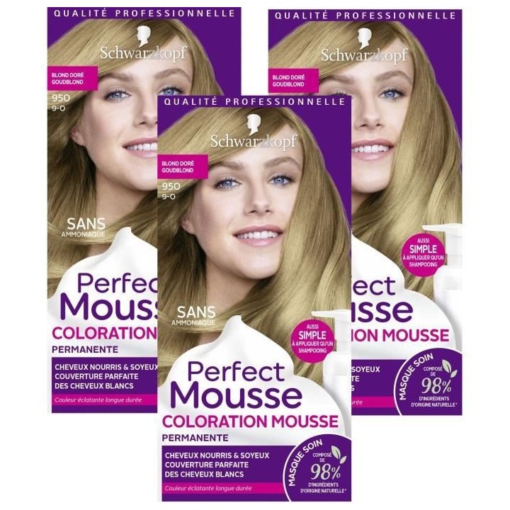 SCHWARZKOPF Perfect Mousse - Coloration Cheveux - Mousse permanente sa