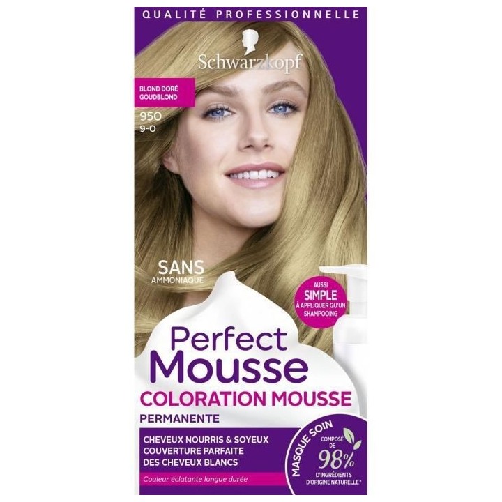 SCHWARZKOPF Perfect Mousse - Coloration Cheveux - Mousse permanente sa