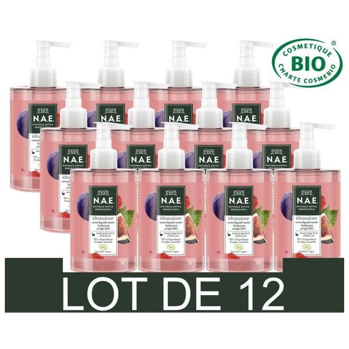 N.A.E. Savon Liquide Mains - Certifié Bio - Hydratant - Idratazione -