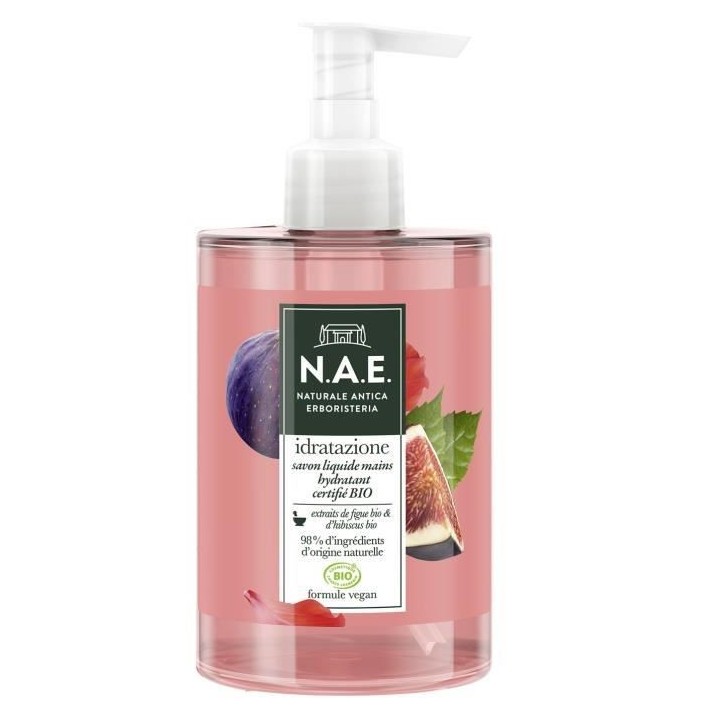 N.A.E. Savon Liquide Mains - Certifié Bio - Hydratant - Idratazione -