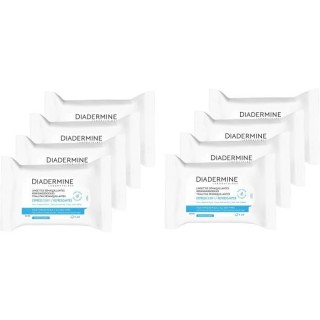DIADERMINE Lingettes Démaquillantes Visage, Yeux et Levres - Express