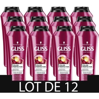 Shampooing Gliss Schwarzkopf Color Perfector Cheveux colorés/méchés