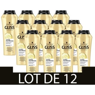 Shampooing Gliss Schwarzkopf Cheveux secs/tres abîmés Huile de Soin