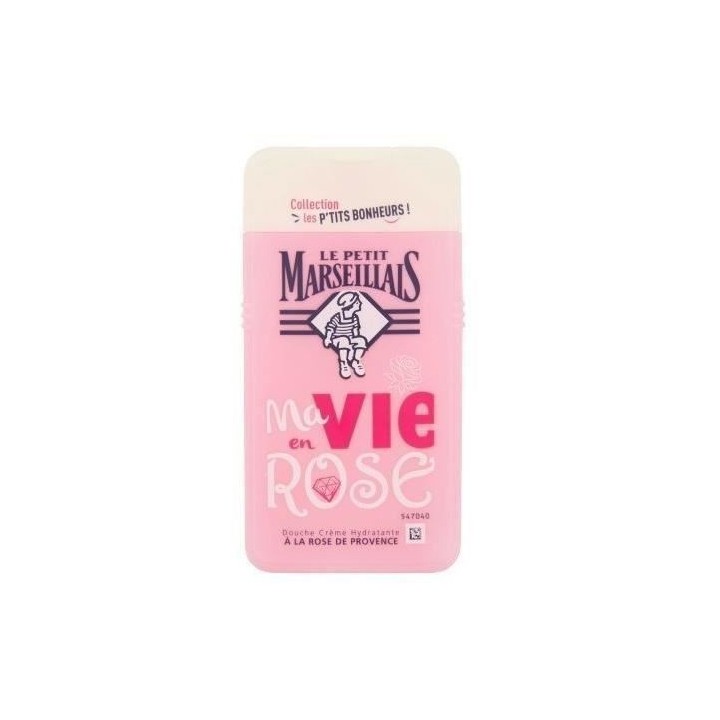 [Lot de 12] LE PETIT MARSEILLAIS Douche Creme Hydratante a la Rose Pro