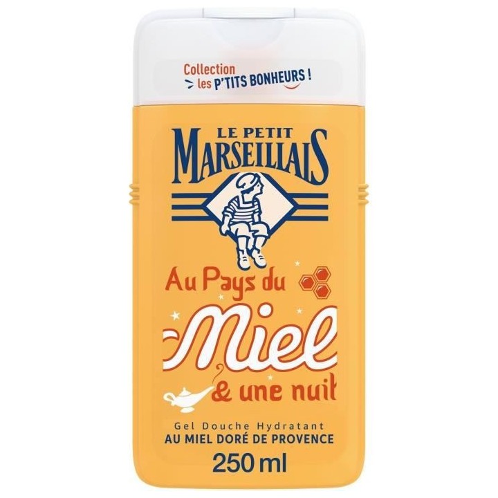 [Lot de 12] LE PETIT MARSEILLAIS Gel Douche Hydratant Au Miel de Prove