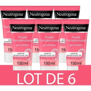 [Lot de 6] NEUTROGENA Visibly Clear Gel nettoyant Exfoliant - Pamplemo