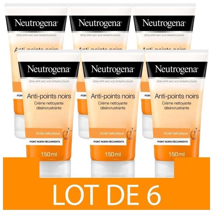 [Lot de 6] NEUTROGENA Visibly Clear Creme Desinscrustante Points Noirs