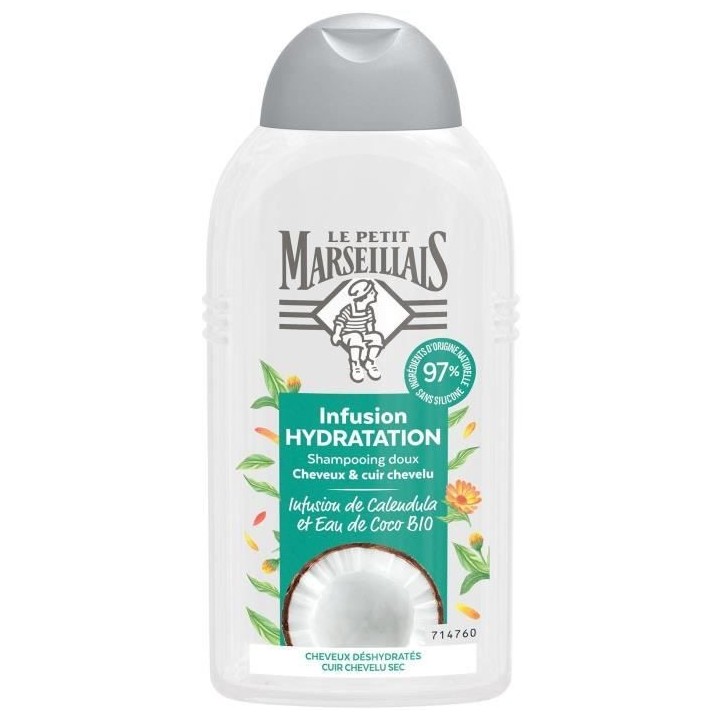 Shampoing Le Petit Marseillais Hydratation intense Infusion Calendula
