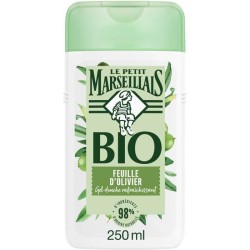 [Lot de 12] LE PETIT MARSEILLAIS Gel Douche Rafraichissant - Feuille Olivier - Bio - 250ml