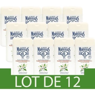 [Lot de 12] LE PETIT MARSEILLAIS Douche Creme Extra Doux - Fleur D'Ora