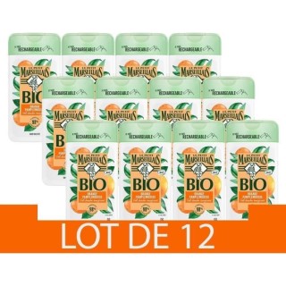 [Lot de 12] LE PETIT MARSEILLAIS Gel Douche Energisant - Orange Pample