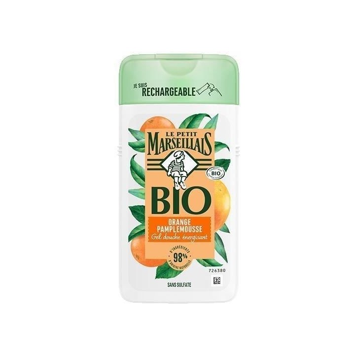 [Lot de 12] LE PETIT MARSEILLAIS Gel Douche Energisant - Orange Pample